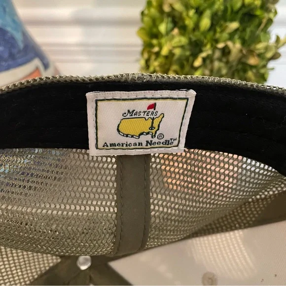 RARE Masters Tournament Trucker Hat - Augusta National Golf Logo, Yellow/Gray - Picture 7 of 10
